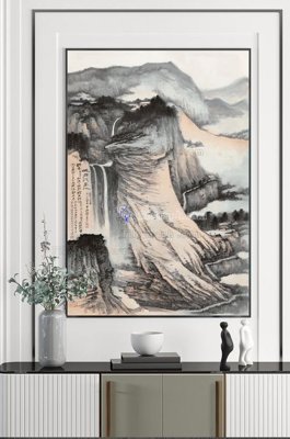 File PSD File tranh hiện đại pha lê gương KF100717 (bản gốc) cho nhà in