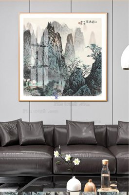 File PSD File tranh hiện đại pha lê gương KF100747 (gốc) cho in quảng cáo