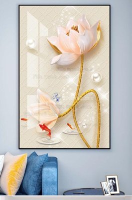 File in mica File tranh hiện đại pha lê gương KF100762 (bản gốc) sắc sảo