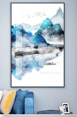 Download file gốc File tranh hiện đại pha lê gương KF100769 (in lụa) nghệ thuật