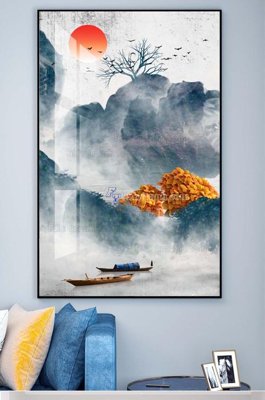 File in mica File tranh hiện đại pha lê gương KF100770 (bản gốc) sắc sảo