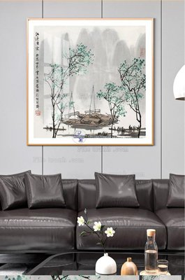 File tranh File tranh hiện đại pha lê gương KF100772 (ảnh gốc) in trần nhà