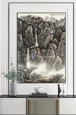 File tranh File tranh hiện đại pha lê gương KF100786 (bản gốc) trang trí văn phòng