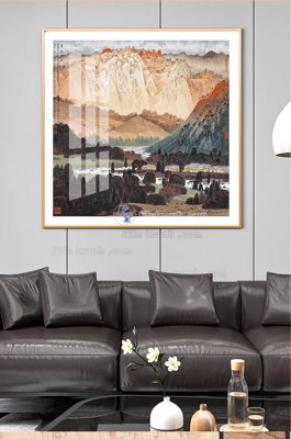 Download file tranh PSD File tranh hiện đại pha lê gương KF100798 để chỉnh sửa