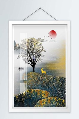 File PSD File tranh hiện đại pha lê gương KF100871 (gốc) tách lớp chi tiết