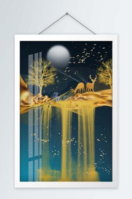 File tranh File tranh hiện đại pha lê gương KF100887 (bản gốc) treo tường