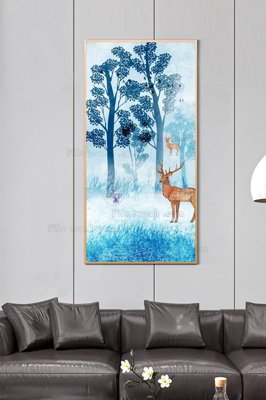 File gốc File tranh hiện đại pha lê gương KF100931 (thiết kế) độc quyền