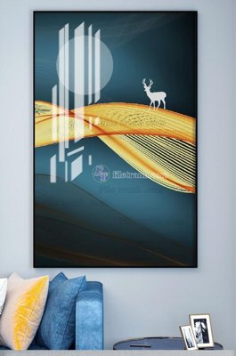 File gốc File tranh hiện đại pha lê gương KF100947 (cho in ấn) từ kho Filetranh