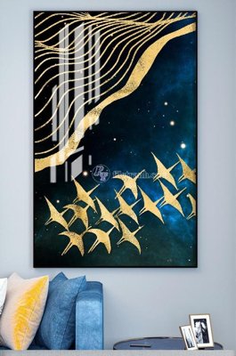 File in ấn cao cấp File tranh hiện đại pha lê gương KF100952 (file gốc)