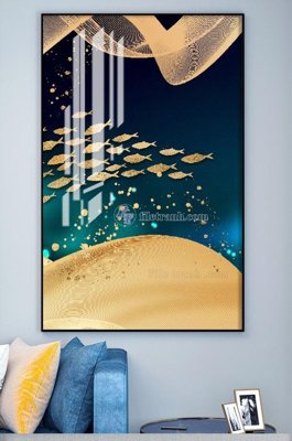 File gốc File tranh hiện đại pha lê gương KF100959 (in ấn) màu sắc trung thực