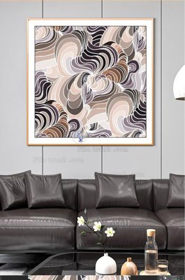 File tranh File tranh hiện đại pha lê gương KF100978 (gốc) chủ đề thành phố