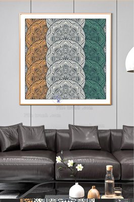 File tranh File tranh hiện đại pha lê gương KF100986 (bản gốc) treo tường