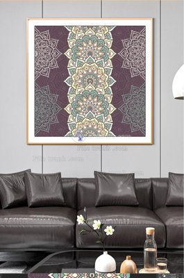 File gốc File tranh hiện đại pha lê gương KF100990 (in tráng gương) ốp tường