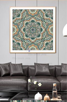 Download file tranh File tranh hiện đại pha lê gương KF100991 (file gốc PSD)