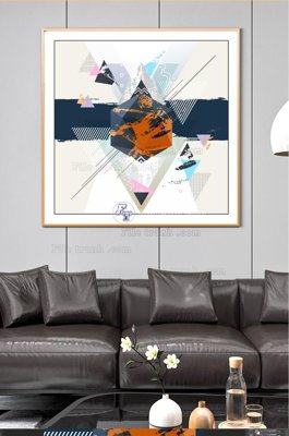 File gốc File tranh hiện đại pha lê gương KF101018 (in tráng gương) hiện đại