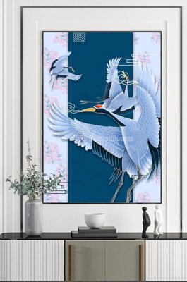 File gốc File tranh hiện đại pha lê gương KF101093 (in mica) làm bảng hiệu