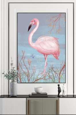 File tranh File tranh hiện đại pha lê gương KF101102 (bản gốc) in canvas