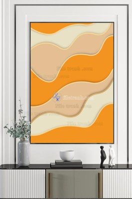 File tranh File tranh hiện đại pha lê gương KF101103 (bản gốc) in lụa 5D