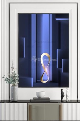 File gốc File tranh hiện đại pha lê gương KF101149 (in mica) làm bảng hiệu