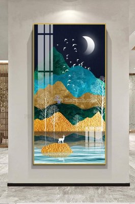 Download file File tranh hiện đại pha lê gương KF101154 (chuẩn in) File tranh hiện đại pha lê gương KF101154