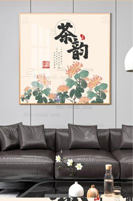 File tranh gốc in trần nhà File tranh hiện đại pha lê gương KF101195 3D