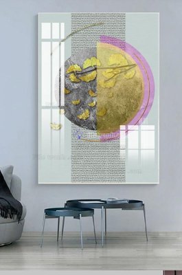 File PSD File tranh hiện đại pha lê gương KF101228 (gốc) tách lớp chi tiết