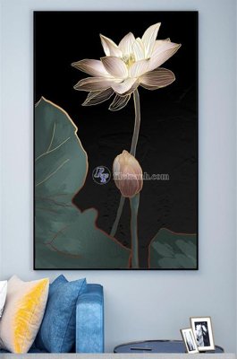 File in lụa File tranh hiện đại pha lê gương KF101243 (tân cổ điển) File tranh hiện đại pha lê gương KF101243