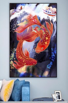 Download file tranh File tranh hiện đại pha lê gương KF101271 (file gốc PSD)