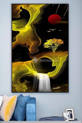 Tải file tranh File tranh hiện đại pha lê gương KF101276 (ảnh gốc) ngay