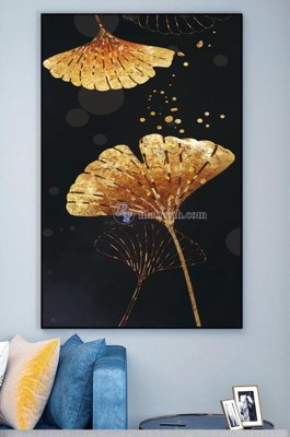 File tranh File tranh hiện đại pha lê gương KF101282 (file gốc) chủ đề phong thủy