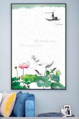 File in lụa File tranh hiện đại pha lê gương KF101298 (chất lượng cao) File tranh hiện đại pha lê gương KF101298