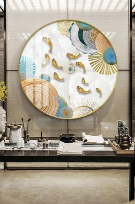 File gốc File tranh hiện đại pha lê gương KF101321 (in tráng gương) sang trọng