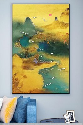 File gốc File tranh hiện đại pha lê gương KF101338 (ảnh chi tiết) để in lụa