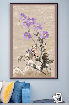 File tranh File tranh hiện đại pha lê gương KF101354 (bản gốc) in canvas