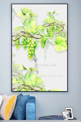 File ảnh File tranh hiện đại pha lê gương KF101357 (gốc) in biển hiệu