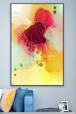 File ảnh File tranh hiện đại pha lê gương KF101396 (gốc) in biển hiệu