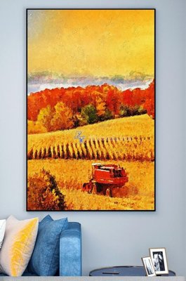 File gốc in tráng gương File tranh hiện đại pha lê gương KF101433 chi tiết