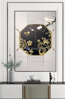 File gốc File tranh hiện đại pha lê gương KF101446 (PNG) chất lượng cao