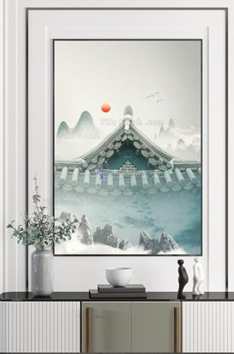 File gốc File tranh hiện đại pha lê gương KF101447 cho in ấn và thiết kế