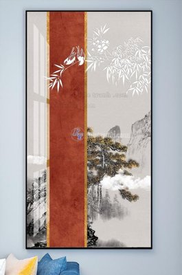 File tranh in mica File tranh hiện đại pha lê gương KF101470 (độ phân giải cao)