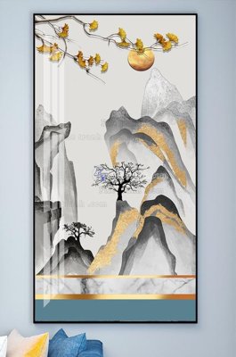 File gốc File tranh hiện đại pha lê gương KF101475 (cho in ấn) từ kho Filetranh