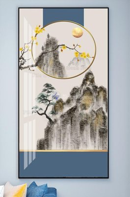 File tranh File tranh hiện đại pha lê gương KF101478 (ảnh gốc) độc quyền