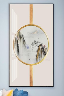 File gốc File tranh hiện đại pha lê gương KF101483 (in mica) làm bảng hiệu