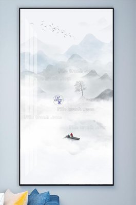 File ảnh File tranh hiện đại pha lê gương KF101498 (gốc) trang trí khách sạn