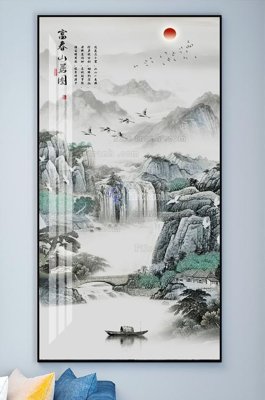 File in mica File tranh hiện đại pha lê gương KF101500 (ảnh gốc) đẹp