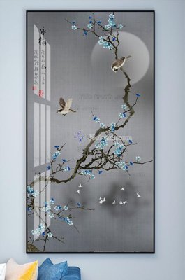 Tải file File tranh hiện đại pha lê gương KF101512 (gốc) chủ đề phong thủy