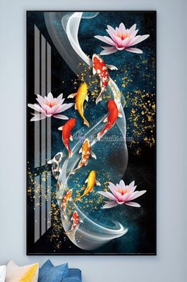 Tải file File tranh hiện đại pha lê gương KF101519 (gốc) làm file thiết kế