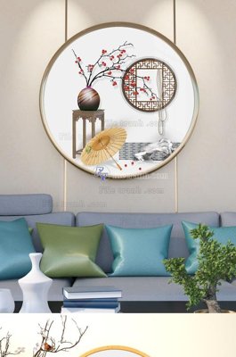 File tranh in trần File tranh hiện đại pha lê gương KF101533 (ảnh gốc siêu nét)