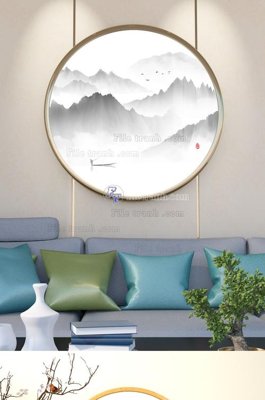 Tải xuống file tranh gốc File tranh hiện đại pha lê gương KF101545 (PSD/TIFF)