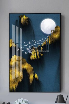 Tệp tin gốc File tranh hiện đại pha lê gương KF101561 (dùng cho in) File tranh hiện đại pha lê gương KF101561